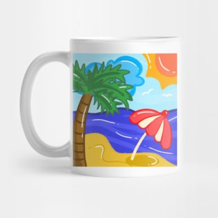 Beach, Sun and Sand Mug